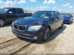 2011 BMW 740I Blue  Gasoline WBAKA4C58BC612451 photo #3