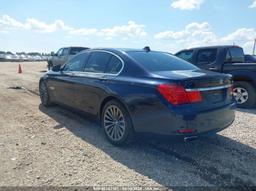 2011 BMW 740I Blue  Gasoline WBAKA4C58BC612451 photo #4