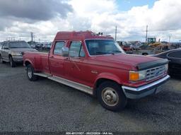 1988 FORD F350 Red  Gasoline 2FTJW35G0JCB27934 photo #2