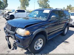 2002 MITSUBISHI MONTERO SPORT ES/LS Blue  Gasoline JA4LS21H42J059244 photo #3