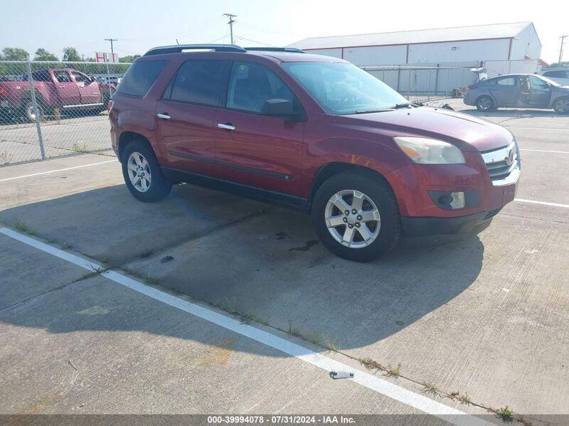 2007 SATURN OUTLOOK XE Red  Gasoline 5GZER13707J166869 photo #1