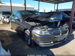 2014 BMW 528I Gray  Gasoline WBA5A5C56ED509742 photo #2