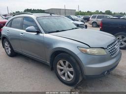 2005 INFINITI FX35 Silver  Gasoline JNRAS08W85X215244 photo #2