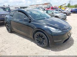 2021 TESLA MODEL Y LONG RANGE DUAL MOTOR ALL-WHEEL DRIVE Black  electric 5YJYGDEE9MF149735 photo #2