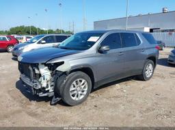 2021 CHEVROLET TRAVERSE FWD LS Gray  Gasoline 1GNERFKW3MJ185877 photo #3