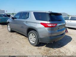 2021 CHEVROLET TRAVERSE FWD LS Gray  Gasoline 1GNERFKW3MJ185877 photo #4