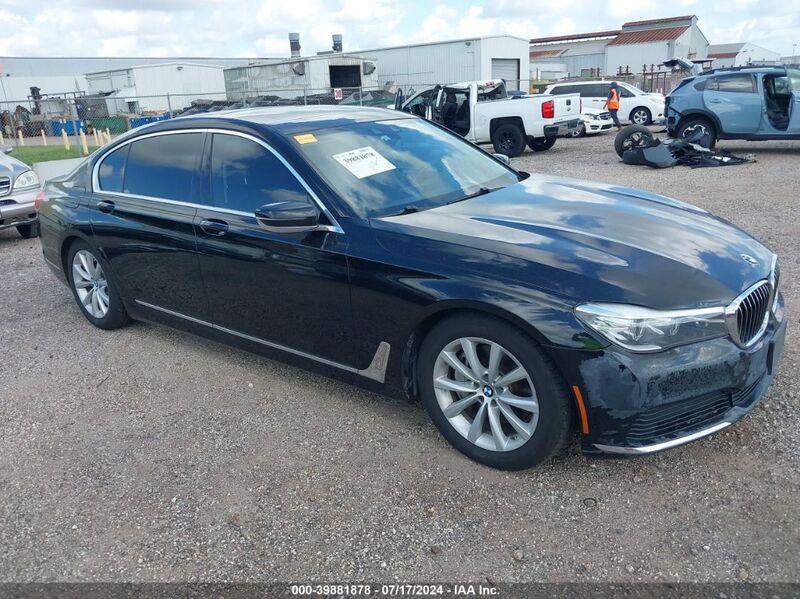 2019 BMW 740I Black  Gasoline WBA7E2C54KB216733 photo #1