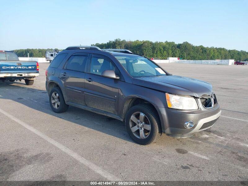 2007 PONTIAC TORRENT Gray  Gasoline 2CKDL73F576045866 photo #1