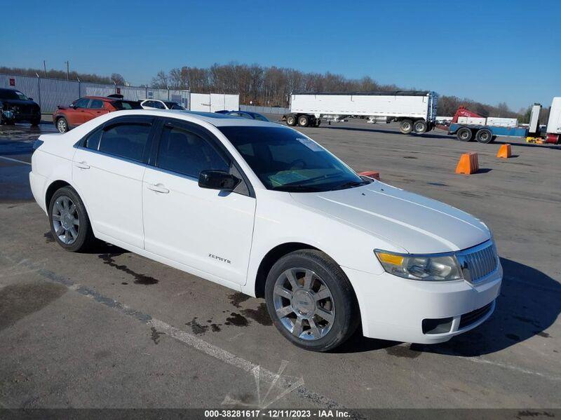 2006 LINCOLN ZEPHYR BASE 100B White  Gasoline 3LNHM26136R649346 photo #1