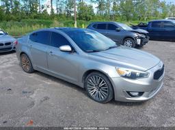 2014 KIA CADENZA PREMIUM Silver  Gasoline KNALN4D77E5120690 photo #2