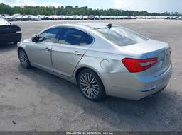 2014 KIA CADENZA PREMIUM Silver  Gasoline KNALN4D77E5120690 photo #4