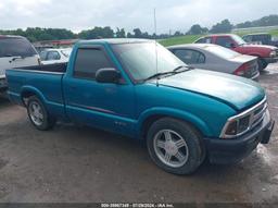 1995 CHEVROLET S TRUCK S10 Teal  Gasoline 1GCCS14Z2S8110638 photo #2