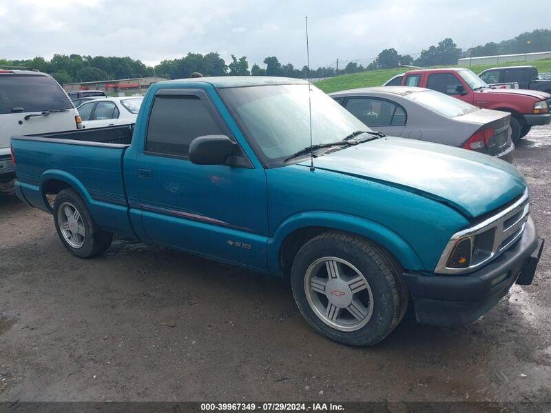 1995 CHEVROLET S TRUCK S10 Teal  Gasoline 1GCCS14Z2S8110638 photo #1