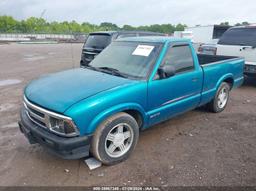 1995 CHEVROLET S TRUCK S10 Teal  Gasoline 1GCCS14Z2S8110638 photo #3