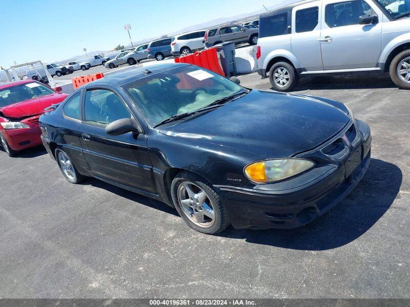 2003 PONTIAC GRAND AM GT1 Black  Gasoline 1G2NV12E83C177795 photo #1