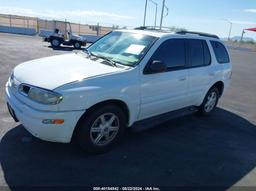 2002 OLDSMOBILE BRAVADA White  Gasoline 1GHDT13S322217054 photo #3