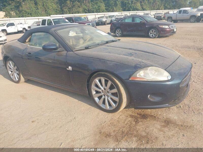 2007 JAGUAR XK Blue  Gasoline SAJDA44B775B03998 photo #1