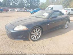 2007 JAGUAR XK Blue  Gasoline SAJDA44B775B03998 photo #3