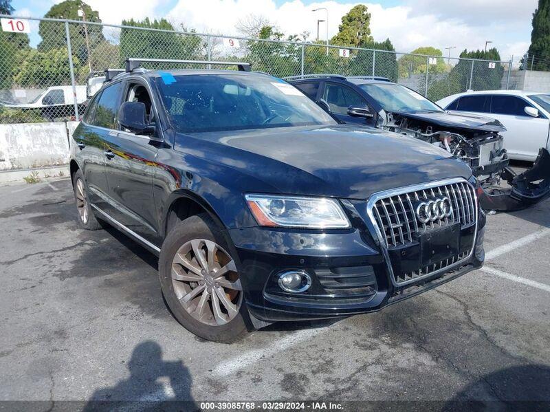 2016 AUDI Q5 2.0T PREMIUM Black  Flexible Fuel WA1L2AFP0GA129873 photo #1