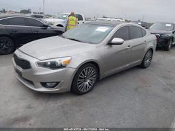 2014 KIA CADENZA PREMIUM Champagne  Gasoline KNALN4D77E5131883 photo #3