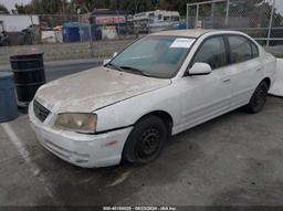 2004 HYUNDAI ELANTRA GLS/GT White  Gasoline KMHDN46D94U835805 photo #3