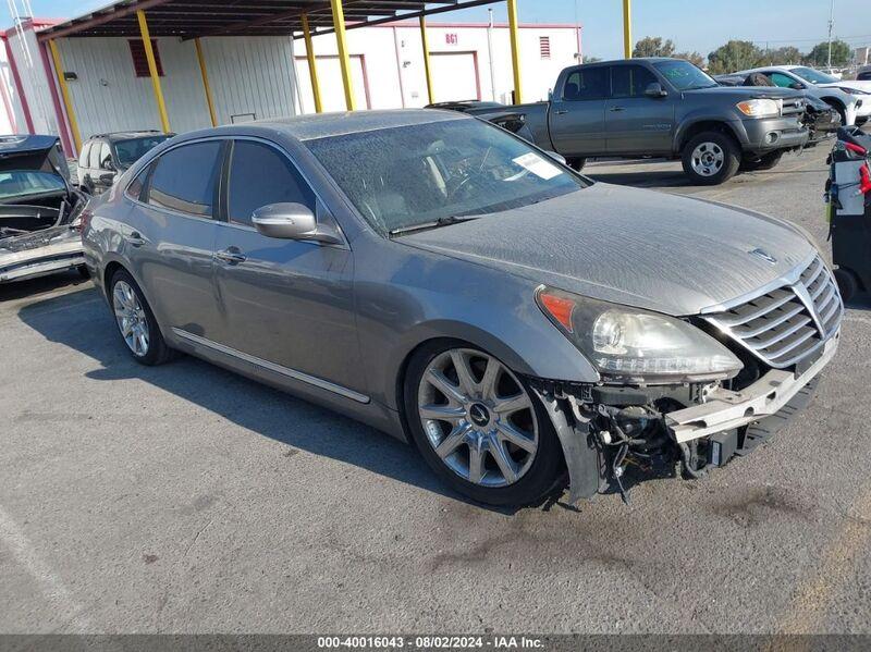 2013 HYUNDAI EQUUS SIGNATURE Gray  Gasoline KMHGH4JH3DU059962 photo #1