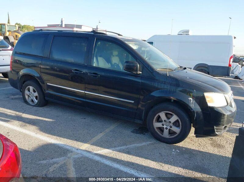 2010 DODGE GRAND CARAVAN SXT Black  Gasoline 2D4RN5D14AR268651 photo #1