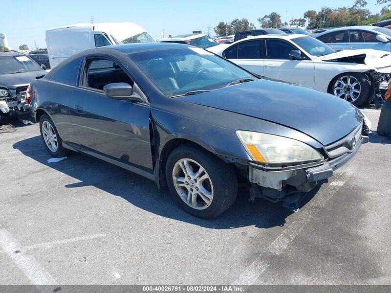 2007 HONDA ACCORD 2.4 EX Gray  Gasoline 1HGCM72667A010694 photo #1