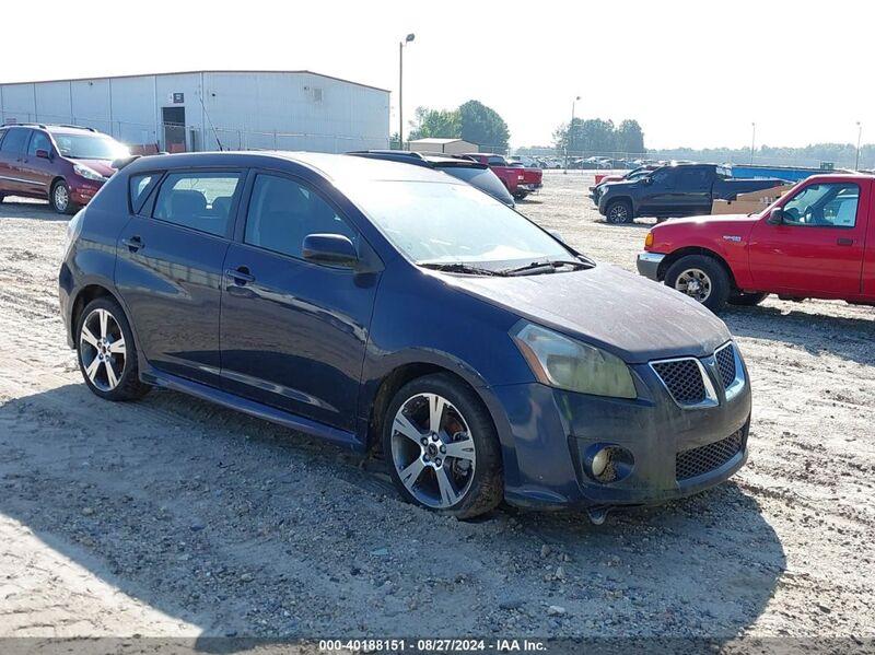 2009 PONTIAC VIBE GT Blue  Gasoline 5Y2SR67059Z454986 photo #1