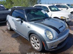 2006 MINI COOPER S Light Blue  Gasoline WMWRH33526TF87463 photo #2