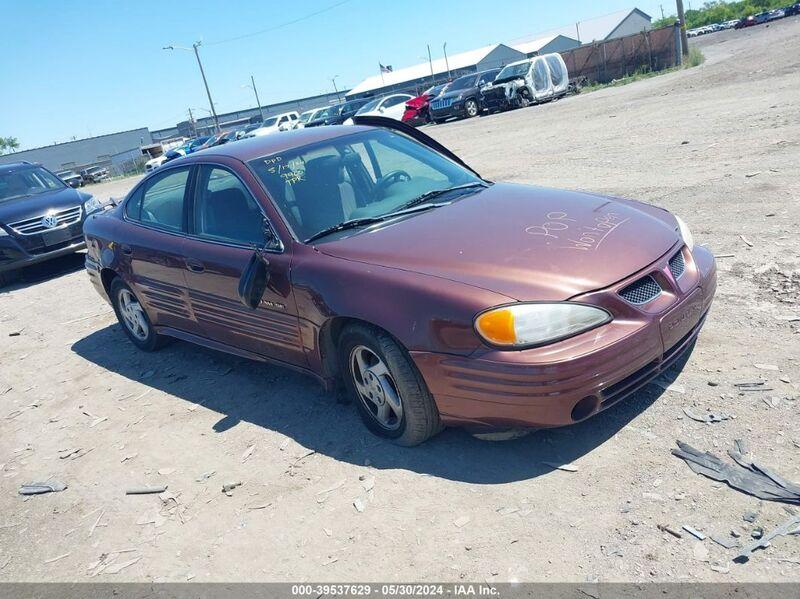 1999 PONTIAC GRAND AM SE1 Burgundy  Gasoline 1G2NE52T8XC579960 photo #1