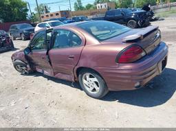 1999 PONTIAC GRAND AM SE1 Burgundy  Gasoline 1G2NE52T8XC579960 photo #4