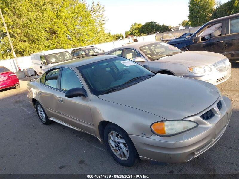 2004 PONTIAC GRAND AM SE1 Gold  Gasoline 1G2NF52E74M554679 photo #1