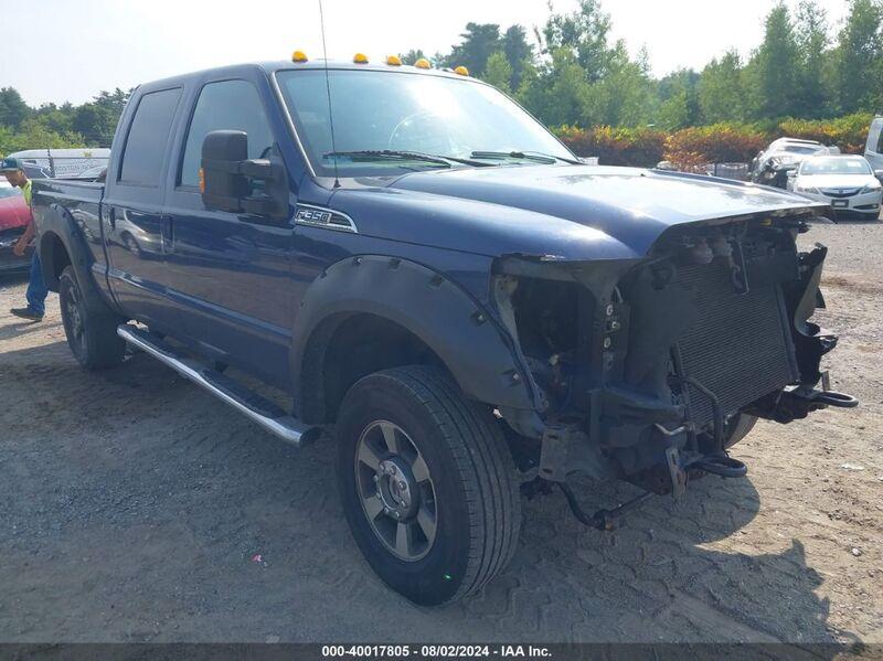 2011 FORD F-350 LARIAT Blue  Gasoline 1FT7W3B62BEB68504 photo #1