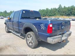 2011 FORD F-350 LARIAT Blue  Gasoline 1FT7W3B62BEB68504 photo #4