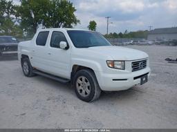 2007 HONDA RIDGELINE RTS White  Gasoline 2HJYK16477H533039 photo #2