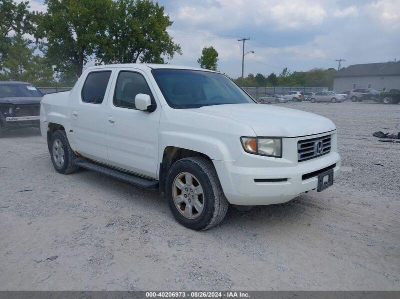 2007 HONDA RIDGELINE RTS White  Gasoline 2HJYK16477H533039 photo #1