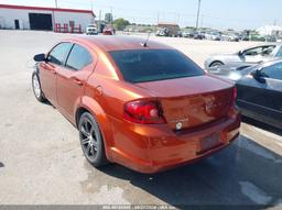 2012 DODGE AVENGER SE Orange  Gasoline 1C3CDZAB9CN280082 photo #4