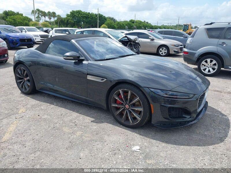 2021 JAGUAR F-TYPE R AWD AUTOMATIC Black  Gasoline SAJD55FE6MCK73064 photo #1