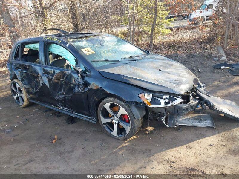 2016 VOLKSWAGEN GOLF GTI SE 4-DOOR Black  Gasoline 3VW4T7AUXGM026306 photo #1