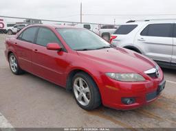 2006 MAZDA MAZDA6 I GRAND TOURING Red  Gasoline 1YVHP80C865M32817 photo #2