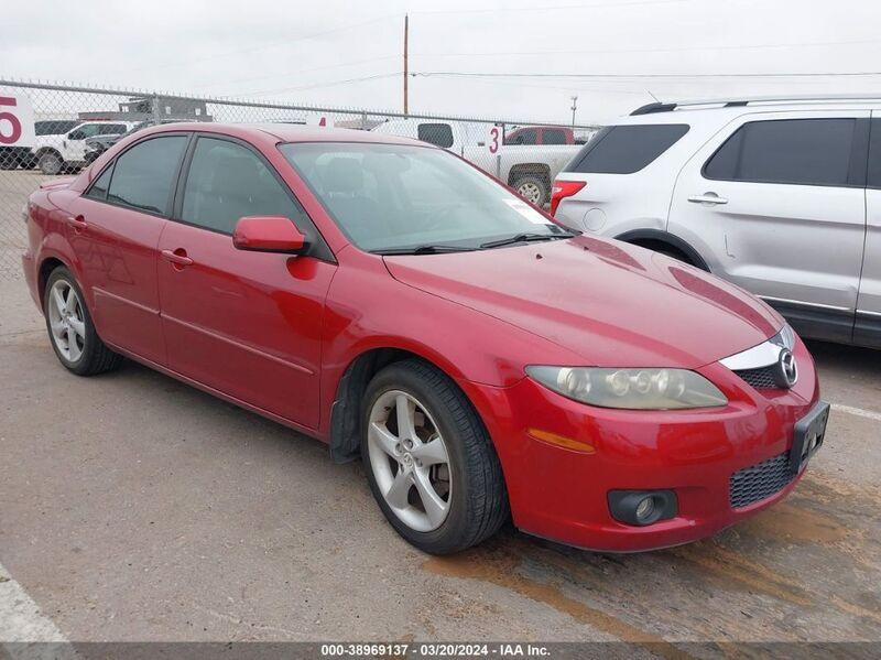 2006 MAZDA MAZDA6 I GRAND TOURING Red  Gasoline 1YVHP80C865M32817 photo #1