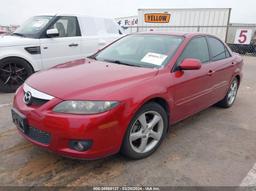 2006 MAZDA MAZDA6 I GRAND TOURING Red  Gasoline 1YVHP80C865M32817 photo #3