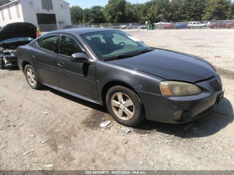 2008 PONTIAC GRAND PRIX Black  Gasoline 2G2WP552081131611 photo #1