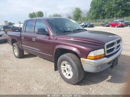 2004 DODGE DAKOTA SLT Brown  Gasoline 1D7HG48NX4S732299 photo #2