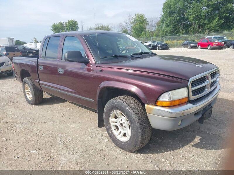 2004 DODGE DAKOTA SLT Brown  Gasoline 1D7HG48NX4S732299 photo #1