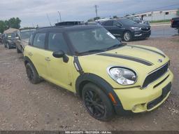 2011 MINI COOPER S COUNTRYMAN Yellow  Gasoline WMWZC5C50BWL55105 photo #2