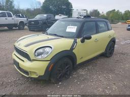 2011 MINI COOPER S COUNTRYMAN Yellow  Gasoline WMWZC5C50BWL55105 photo #3