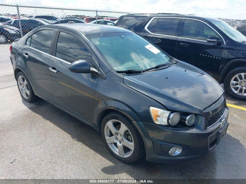 2015 CHEVROLET SONIC LTZ AUTO Black  Gasoline 1G1JE5SB6F4202711 photo #1