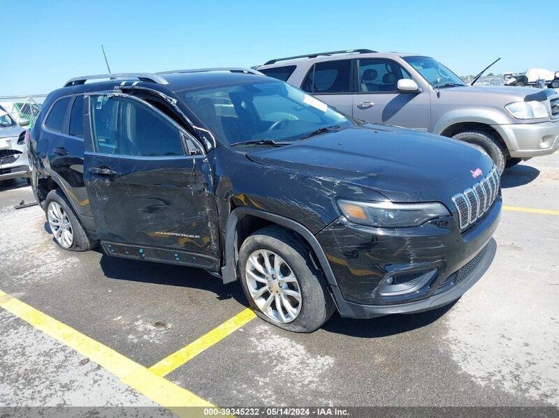 2019 JEEP CHEROKEE LATITUDE FWD Black  Gasoline 1C4PJLCB0KD462466 photo #1